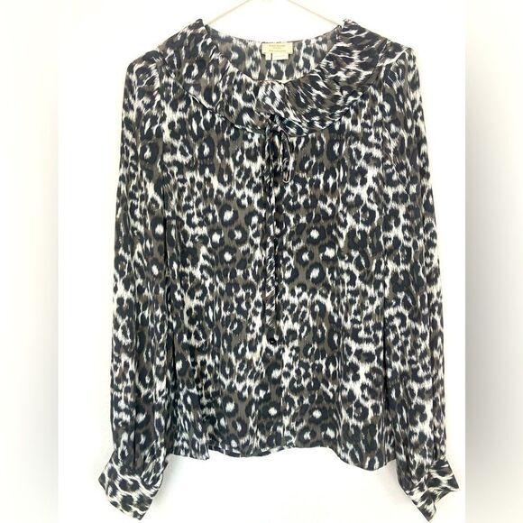 Kate Spade ♠️ silk bow tied neck blouse - Picture 6 of 15